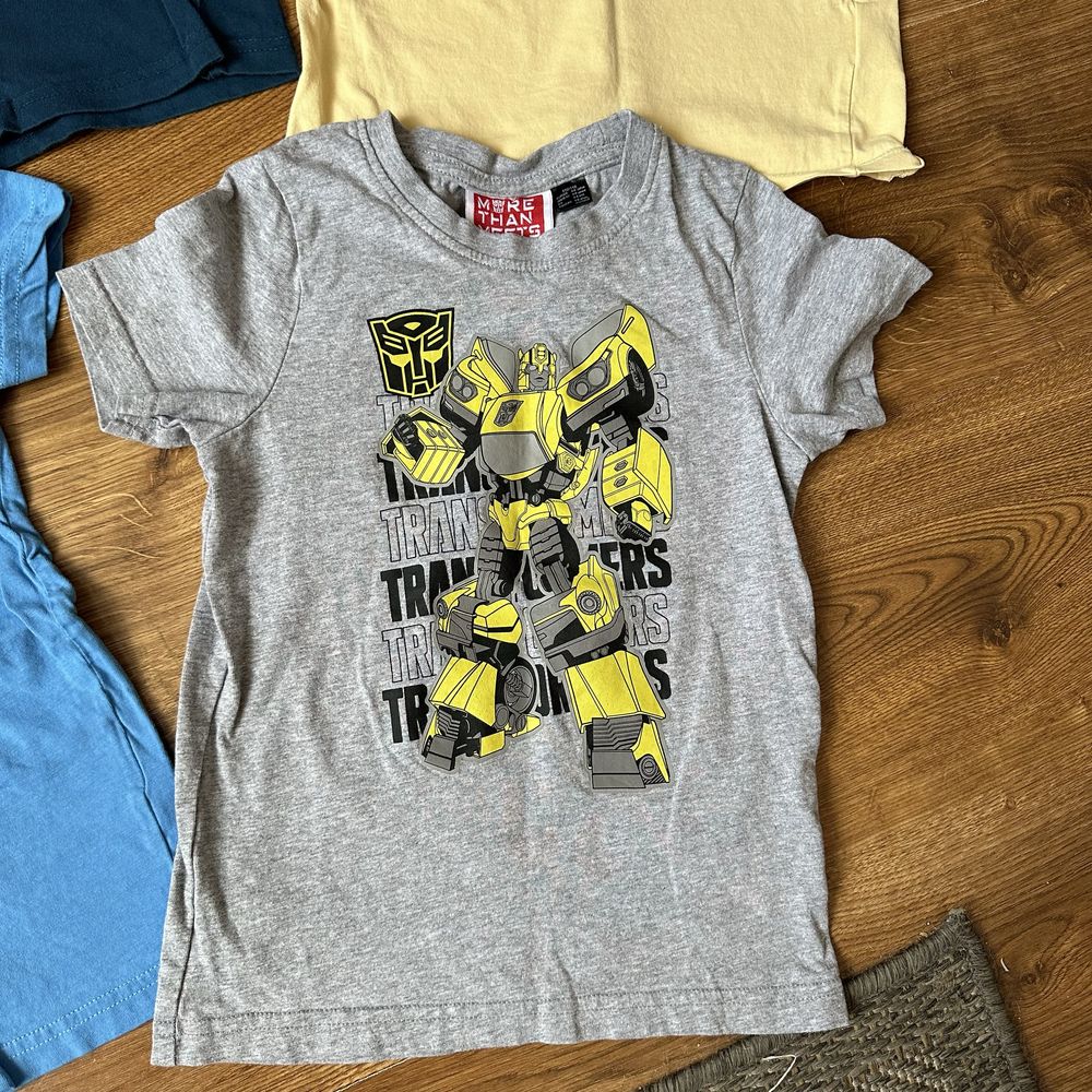 5 szt paka koszulki 110/116 dla chłopca H&M Lupilu