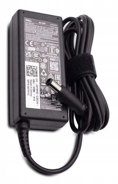 Oryginalna ładowarka Dell do laptopa 65W PA-12. gruby wtyk Zasilacz