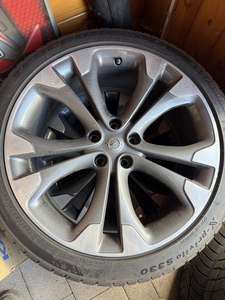 Felgi aluminiowe 20” z oponami opel astra j cascada zimowe