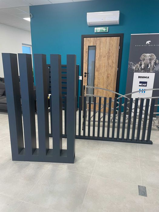 Przęsło ogrodzeniowe aluminiowe 160x100cm profil 20x10cm