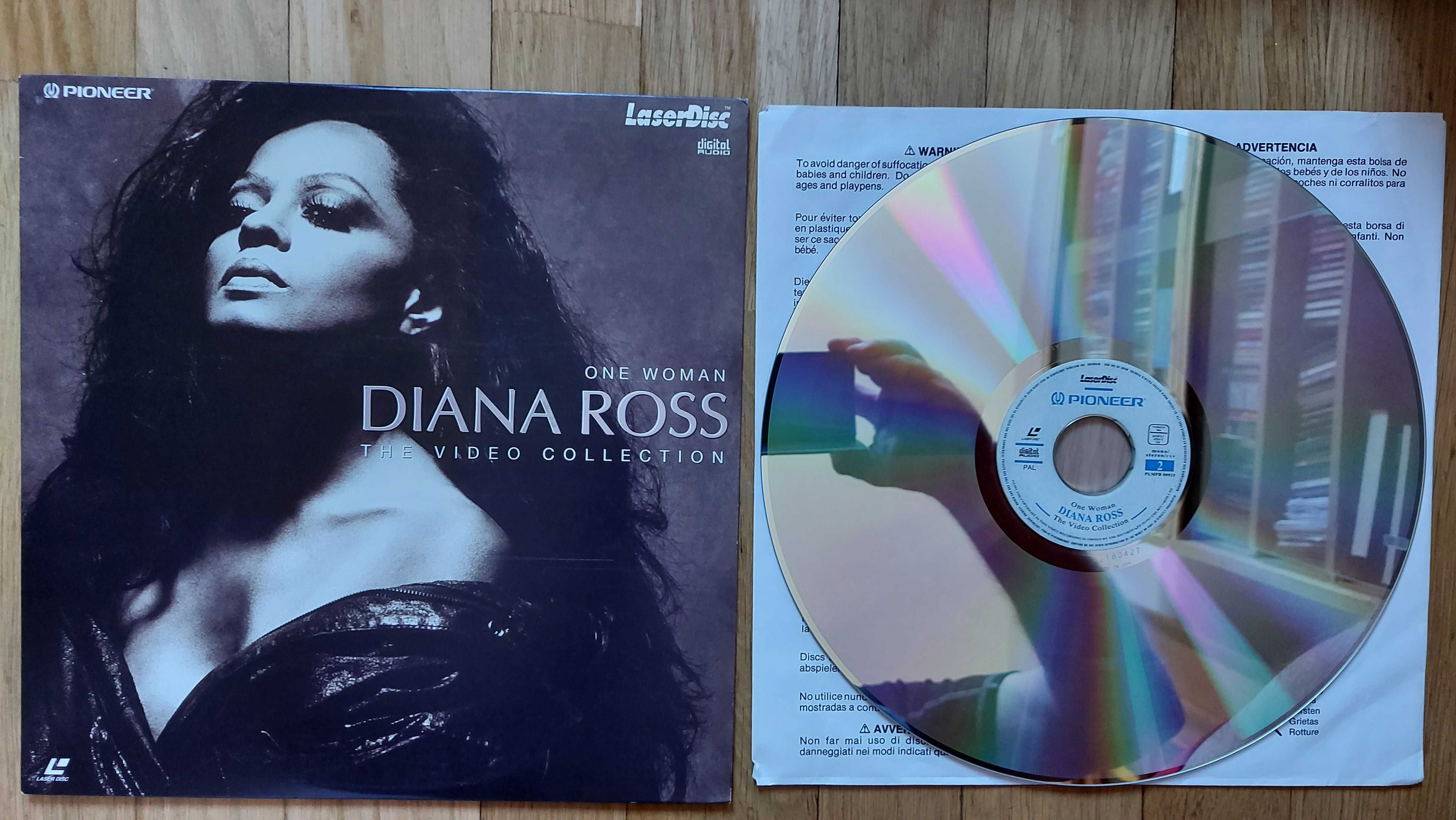 Laserdisc Diana Ross ‎One Woman - The Video Collection 1993 EU NM-/EX+