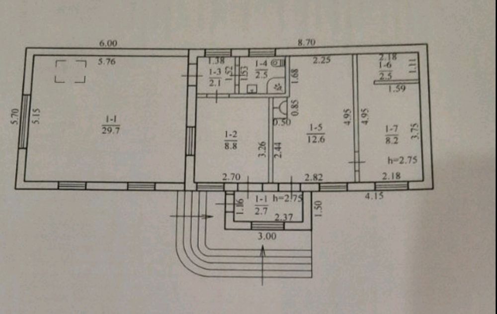Продам жилой дом новой постройки в Подгородном