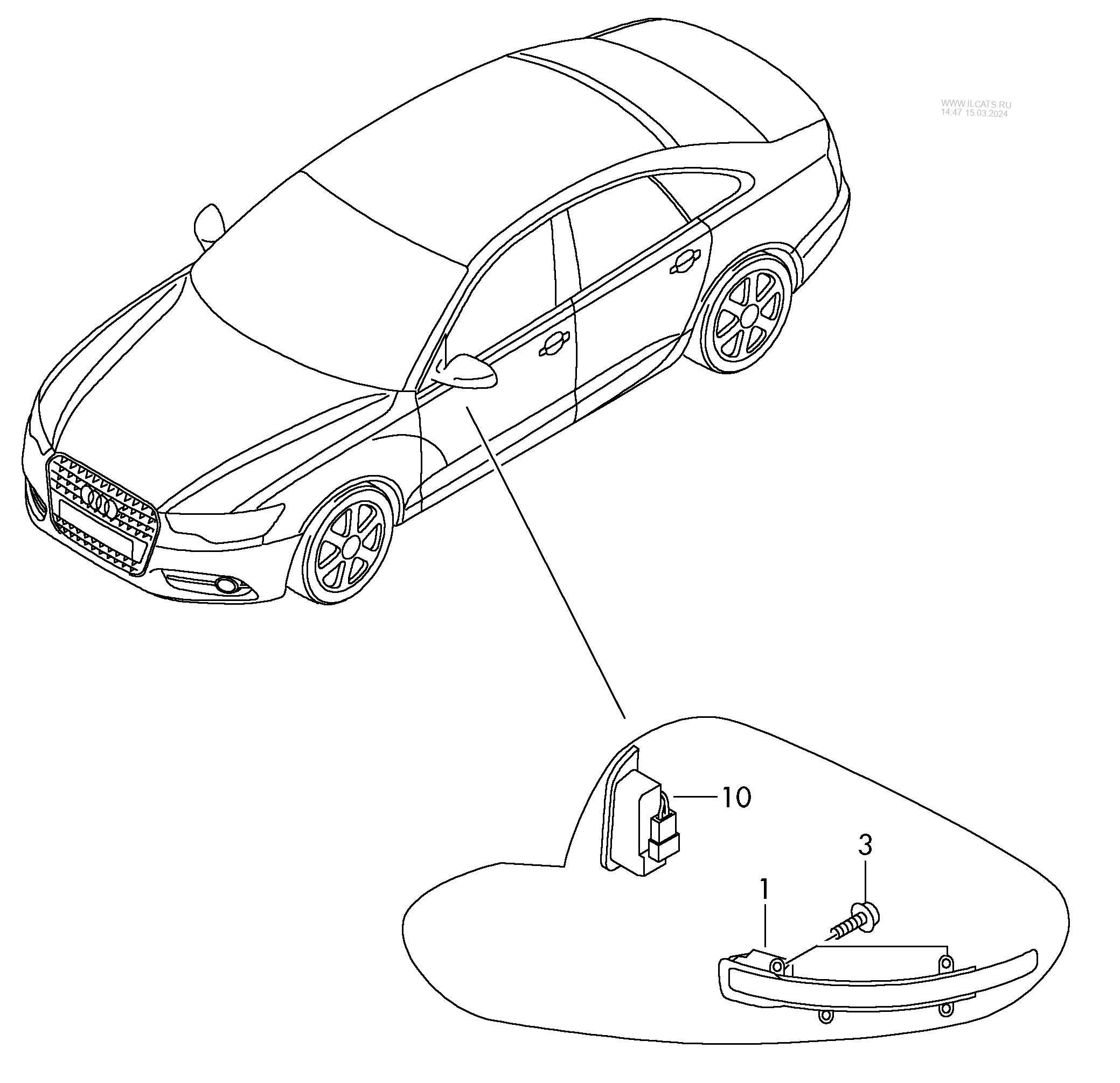 Накладка зеркала WV Audi крышка РАЗНЫЕ модели вкладыш кришка ракушка