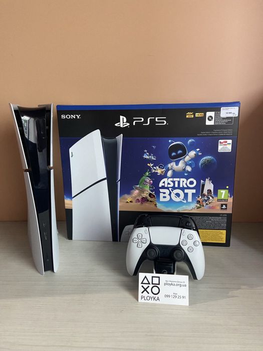 Магазин! Playstation 5 SLIM 1TB (1 или 2 геймпада) +Гарантия +Игры