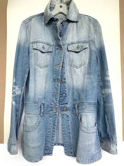 Піджак джинсовий приталений жіночий, розмір М