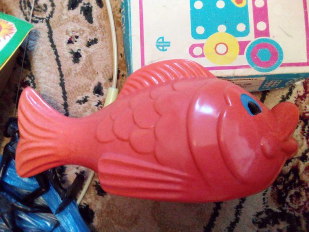 детская игрушка рыба большая СССР