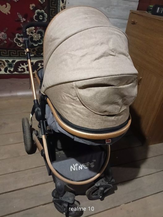 Універсальна коляска трансформер 2в1 Ninos Brava New, Grey