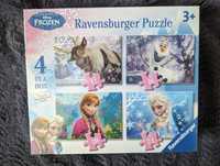 NOWE puzzle Ravensburger Frozen 4w1