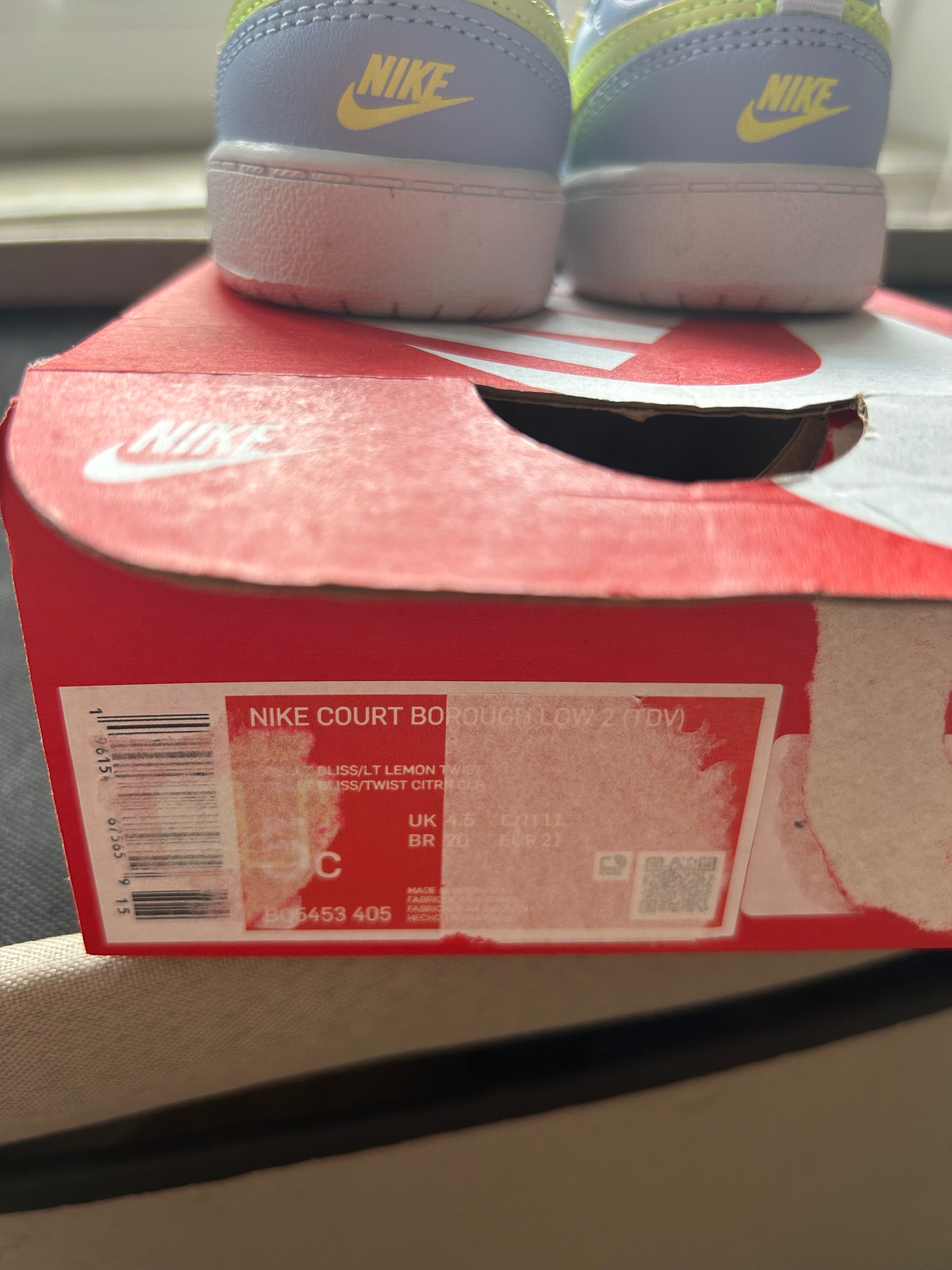 Buty dziecięce NIKE Court Borough Low 2 rozmiar 21