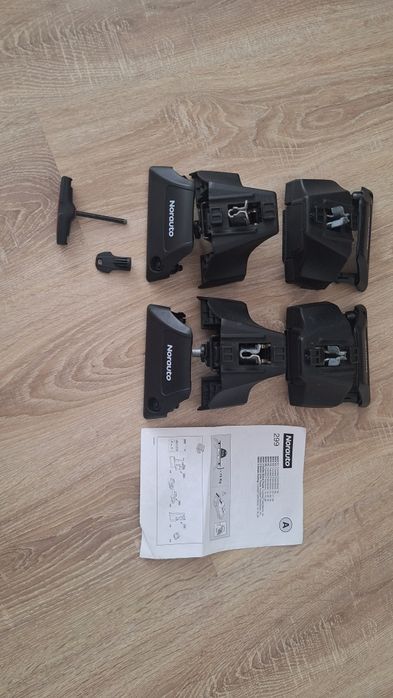 4 Suportes Barras Norauto para BMW