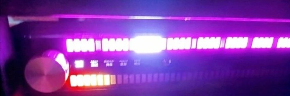 Profesjonalny wskaźnik LED wysterowania sygnału audio mic./ in sign.