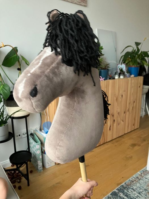 Duży koń hobby Horse, grafitowy