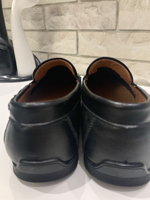 Класичні чорні шкіряні туфлі чоловічі або для підлітка р 40, 26 см