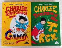 Livros Charlie Transforma-se num T-Rex e numa Galinha [Preço dos dois]