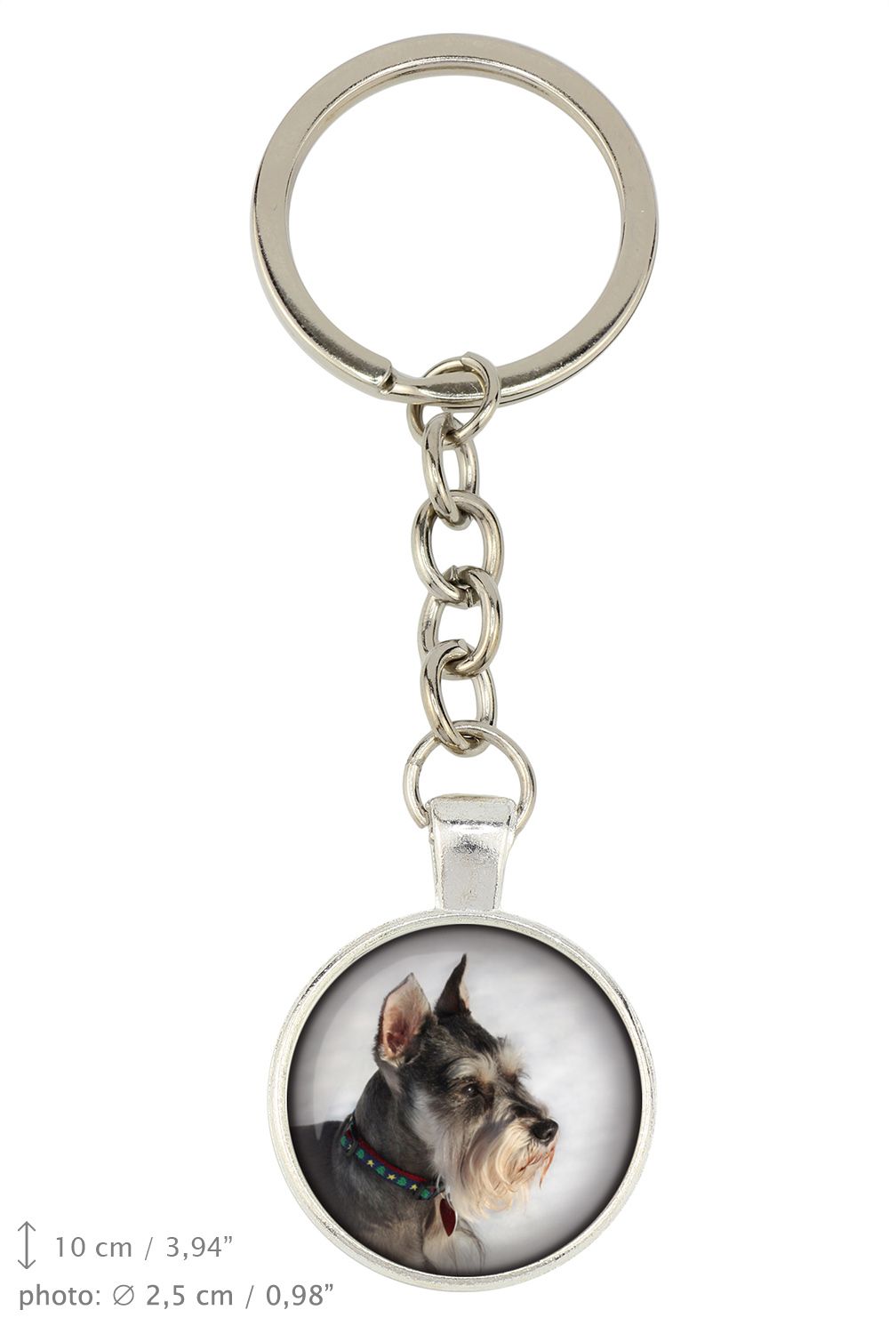 Sznaucer brelok w pudełku ze zdjęciem Art-Dog
