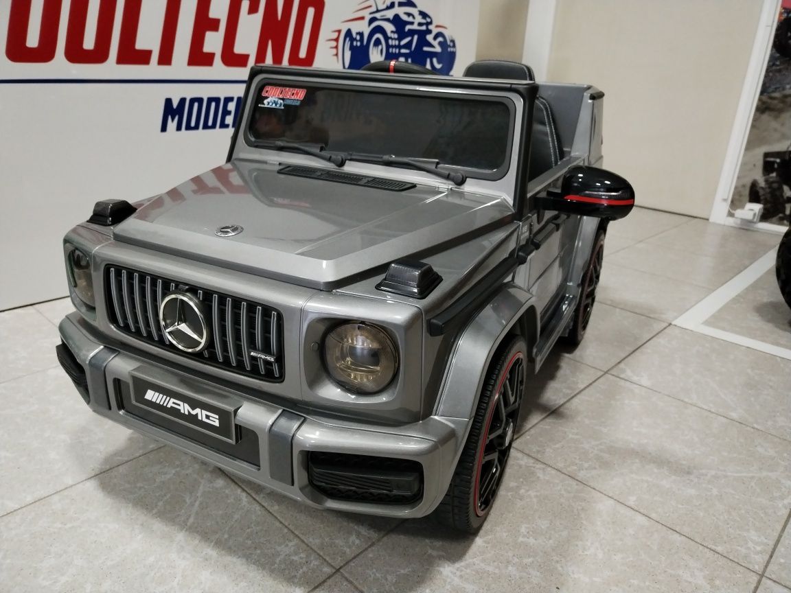 Carro eléctrico criança 12v rodas borracha Mercedes AMG g63