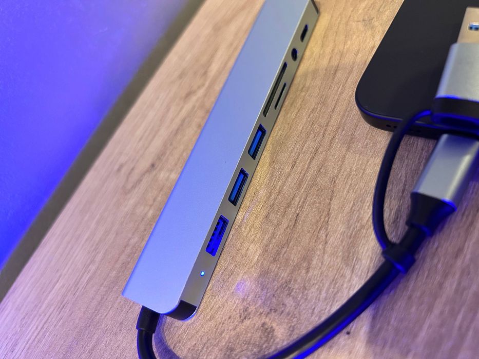 USB HUB хаб юсб 8 в 1