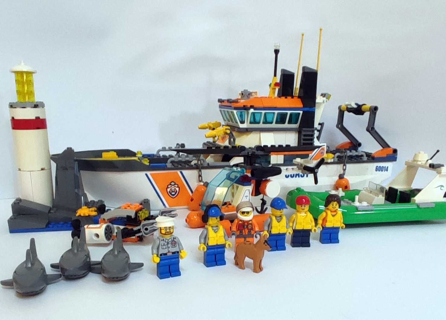 Zestaw LEGO 60014 City - Patrol straży przybrzeżnej