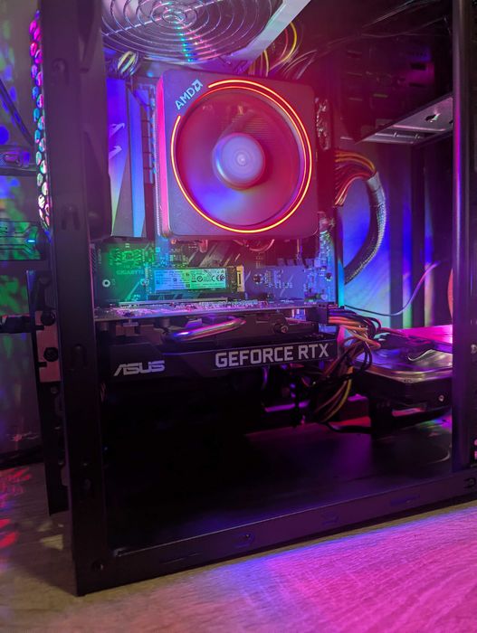 Ігровий ПК RTX3050 8gb \ Ryzen 5 3600x \ 16GB \ 180ssd + 512nvme + 1TB