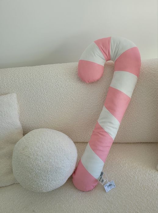 Poduszka świąteczna  aska lizak paski nowa cukierkowa