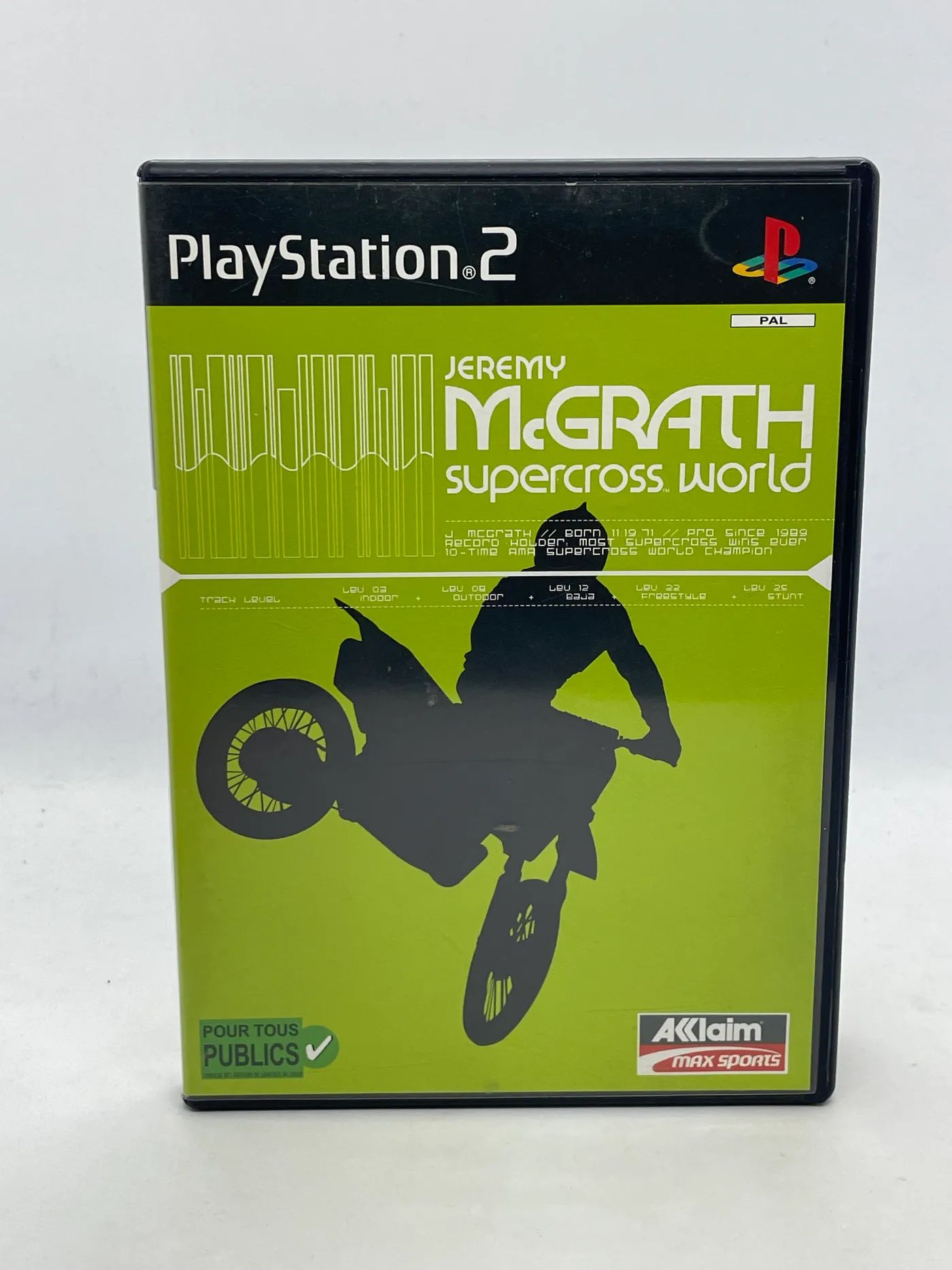 Jeremy McGrath Supercross World PS2 Po Angielsku