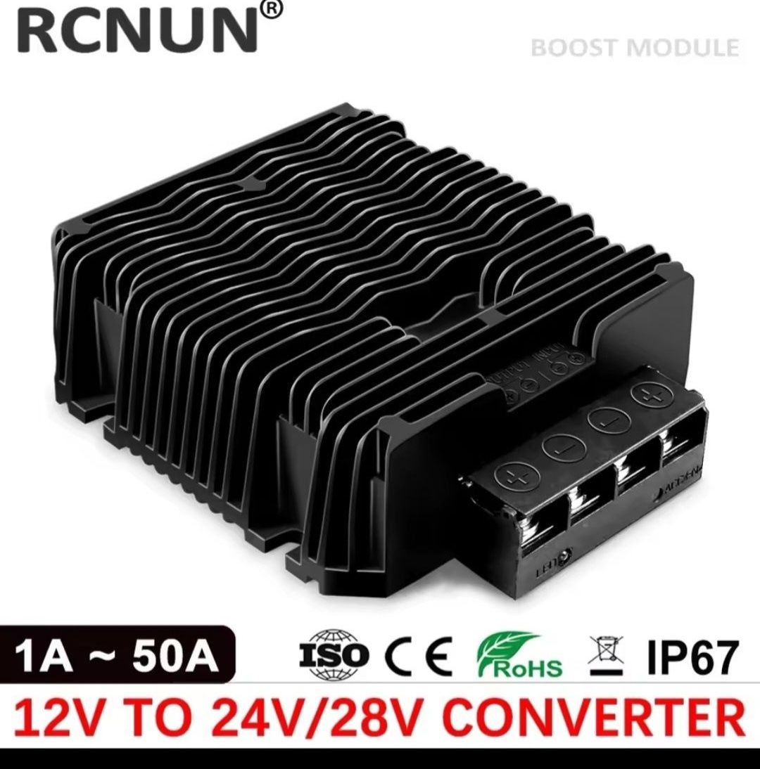 Підвищуючій перетворювач струму DC DC 12- 28v 25 А, 12А, 15А, 18А, 20А