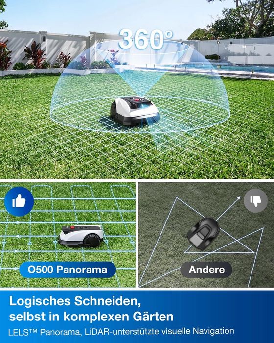 Robot koszący ECOVACS Goat O500 Panorama