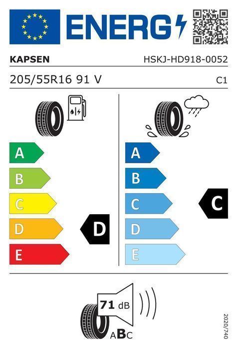 Nowa Opona Kapsen Hd918 205/55R16 Letnie 2024