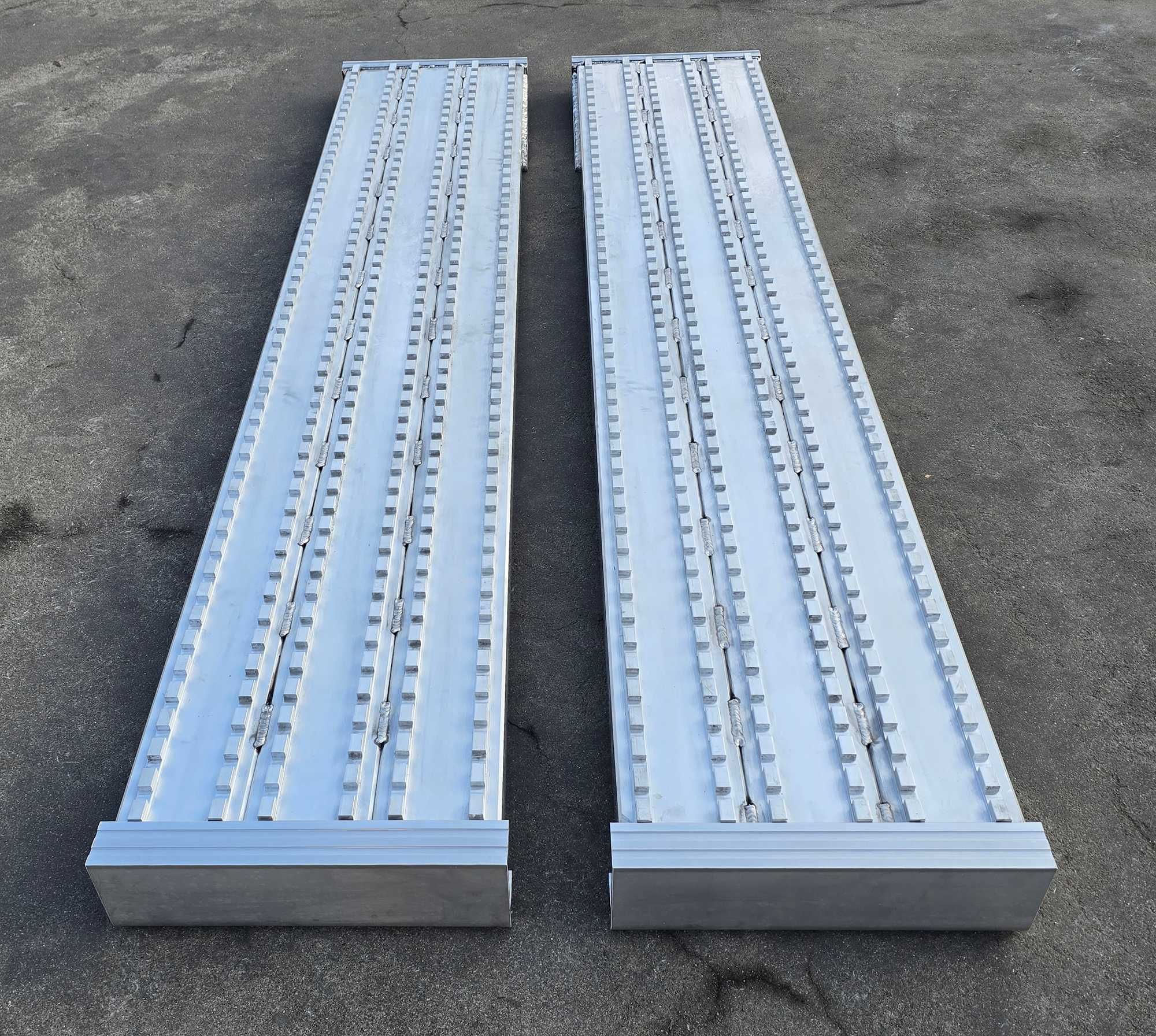 Najazdy aluminiowe PROFESSIONAL 2800x450x90mm mocowanie dolne 9,5 tony