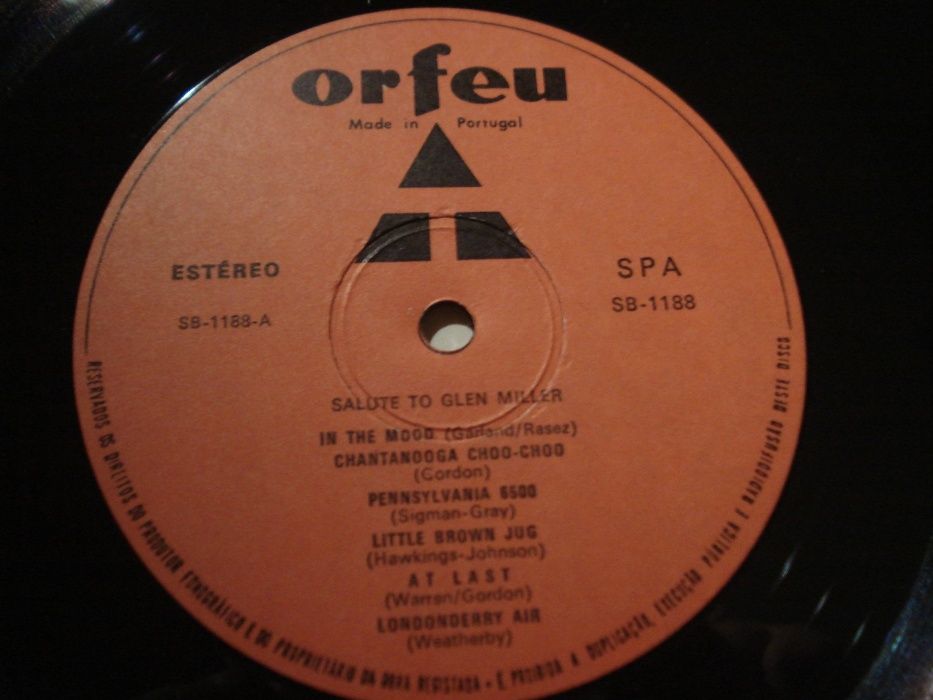 Vintage LP Album Vinyl Salute To Glenn Miller Beautiful Jazz – Anos 80