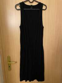 Czarna sukienka na ramiączkach H&M 38 / 40