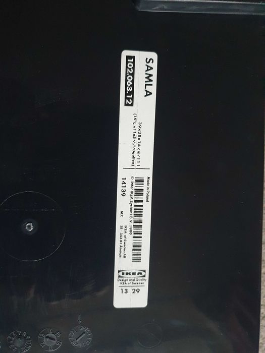 Pudełko Ikea plastikowe