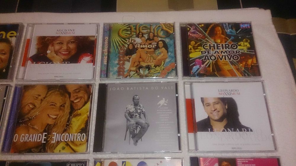 música brasileira, calcanhotto, alcione, jobim, terra samba -vários cd