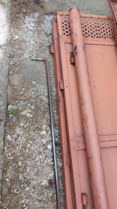 Ворота з каліткою б/у алюмінієві