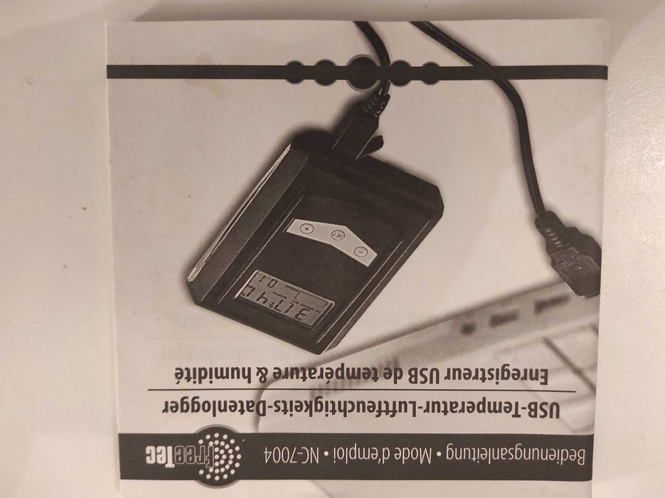 data-logger humidity&temperatur / registador de dados humidade+temp.