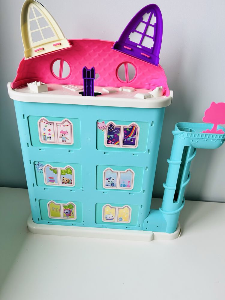 Koci domek interaktywny wielki 60 cm figurki Panuś