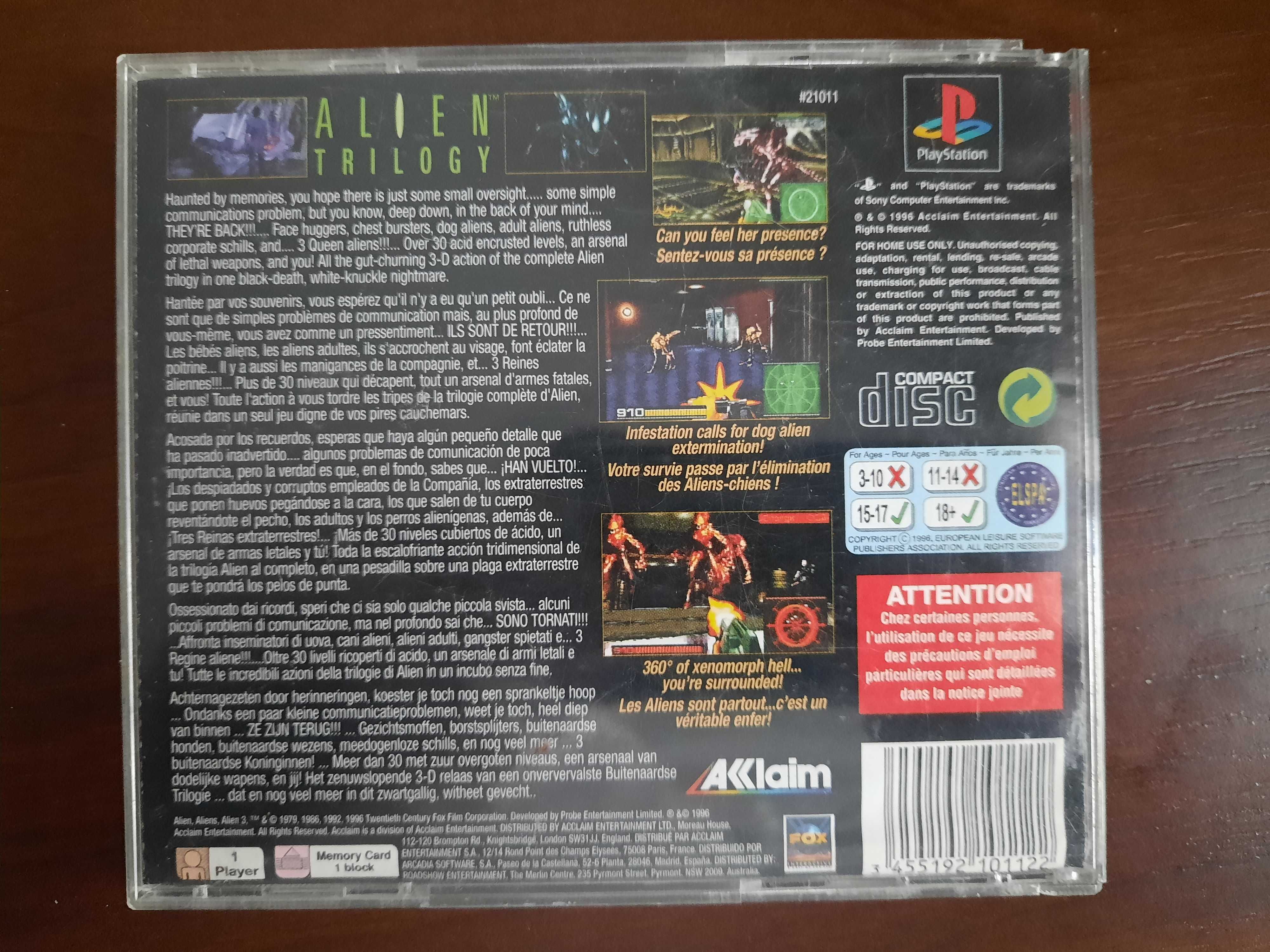 Alien Trilogy psx