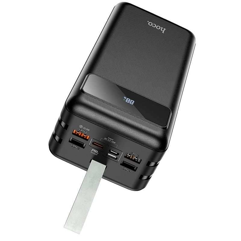 Повербанк Hoco 60000mAh J86B 22.5W 5A повер bank батарея зарядка аккум