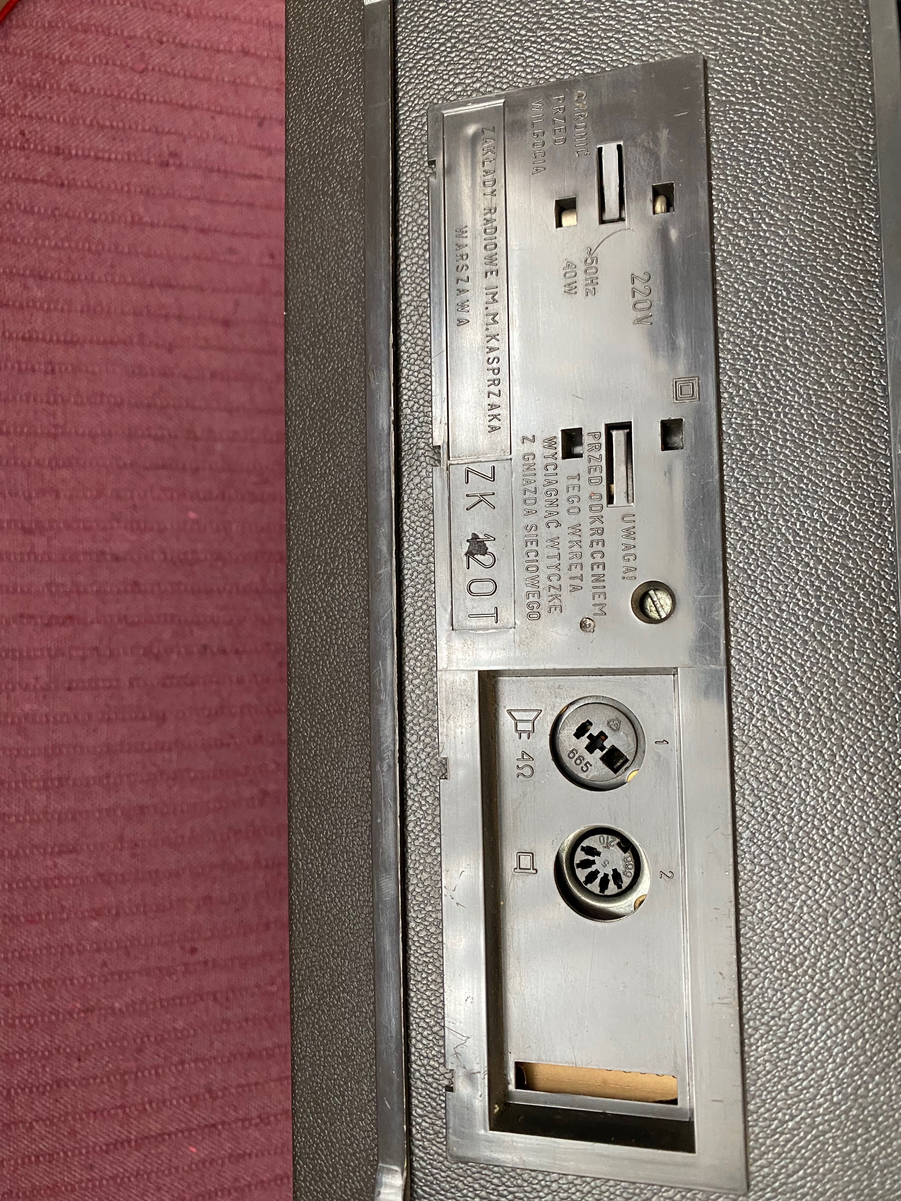 Magnetofon szpulowy Unitra ZRK ZK 120T