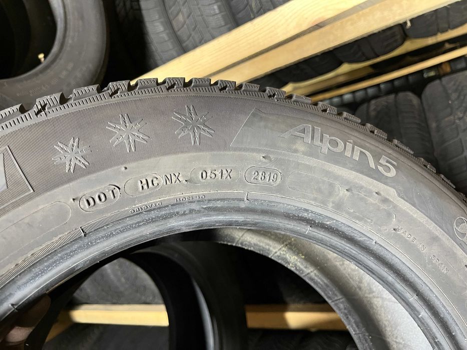 GS1097 Зимові шини 185/65r15 Michelin Alpin 5 пара резина