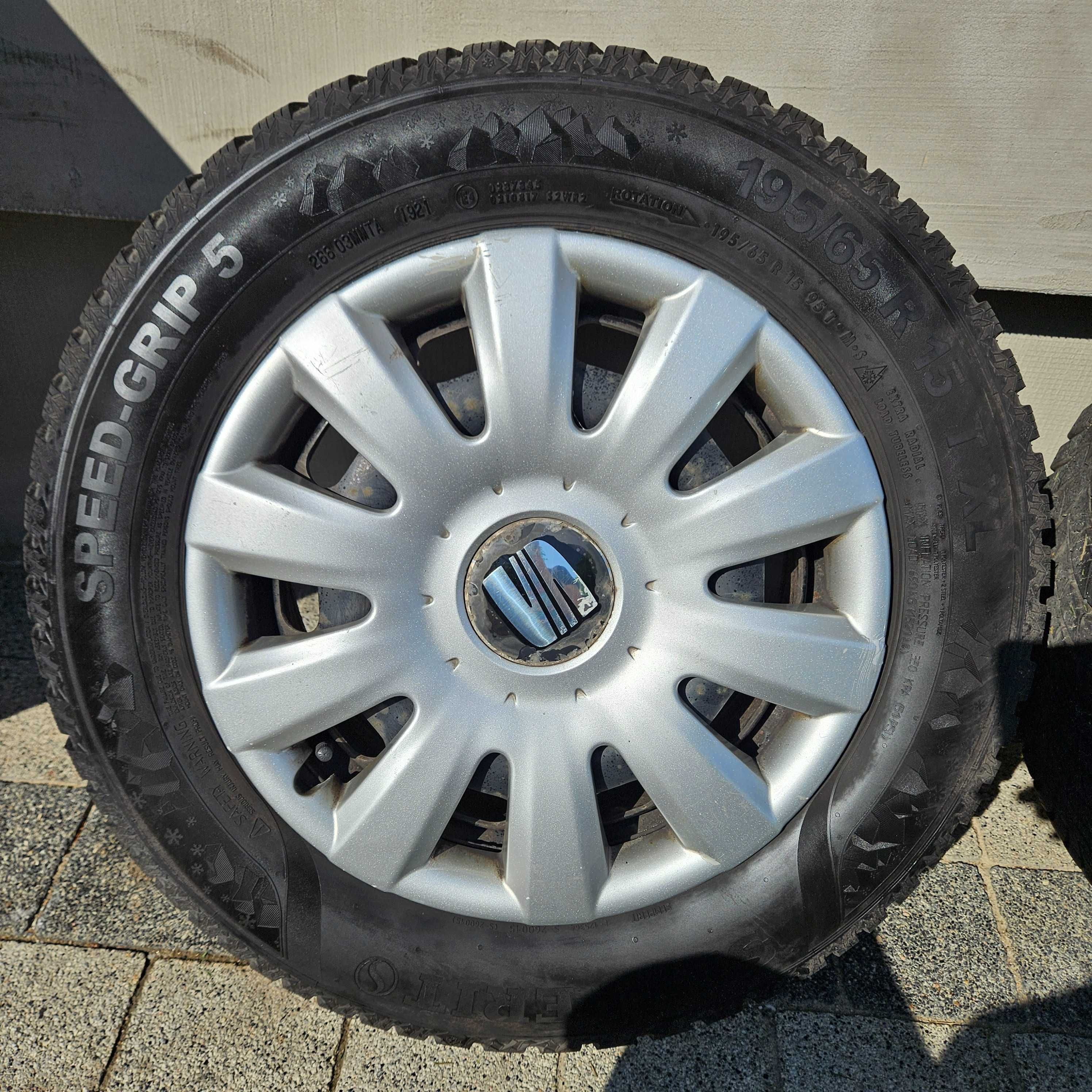 Felgi 5x100 +Semperit Speed-grip 5 195/65 R15 T XL