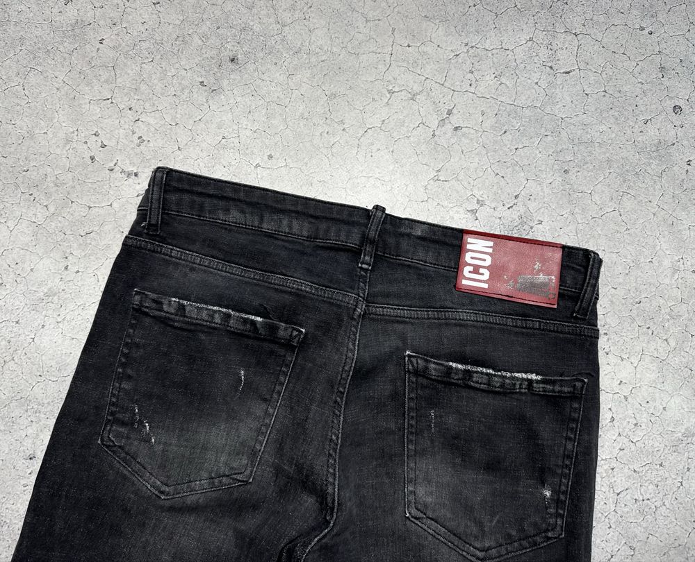 Мужские Джинсы Dsquared2 Черные Размер S-M Итальянские