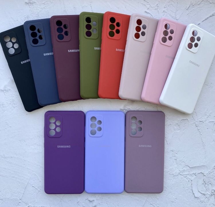 Силиконовый чехол silicone case на Samsung Galaxy A32