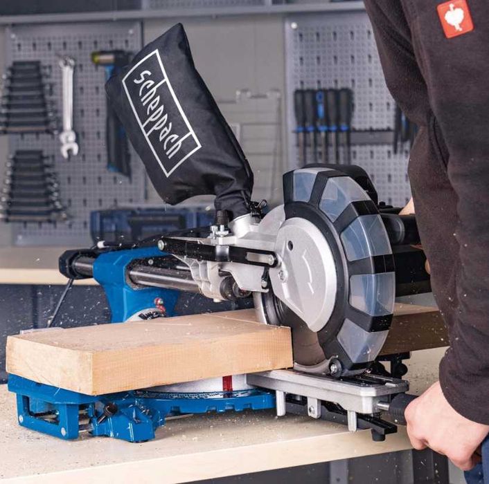 Piła Ukośna Stołowa Z Posuwem SCHEPPACH HM216 | 2000W 216mm - OKAZJA