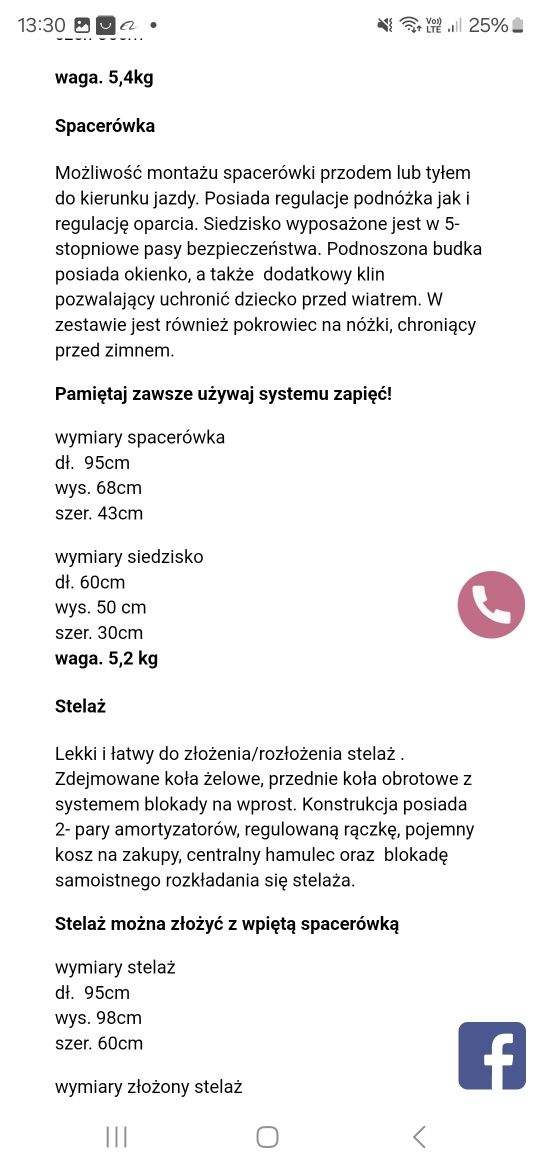 Sprzedam wózek 3 w 1 Risso