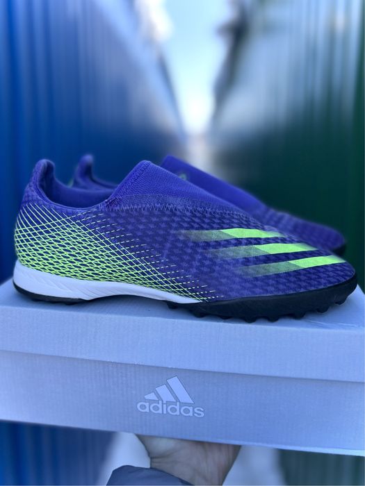 Adidas x ghosted сороконожки оригинал футбольные копы 42 бутсы
