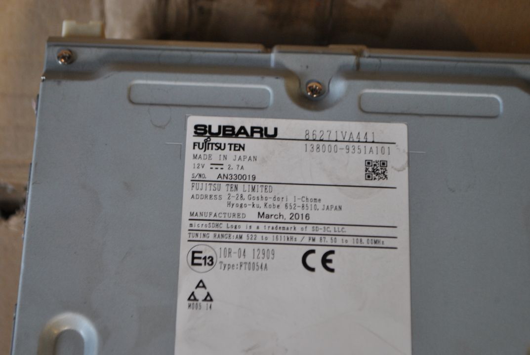Nawigacja Navi Subaru Levorg