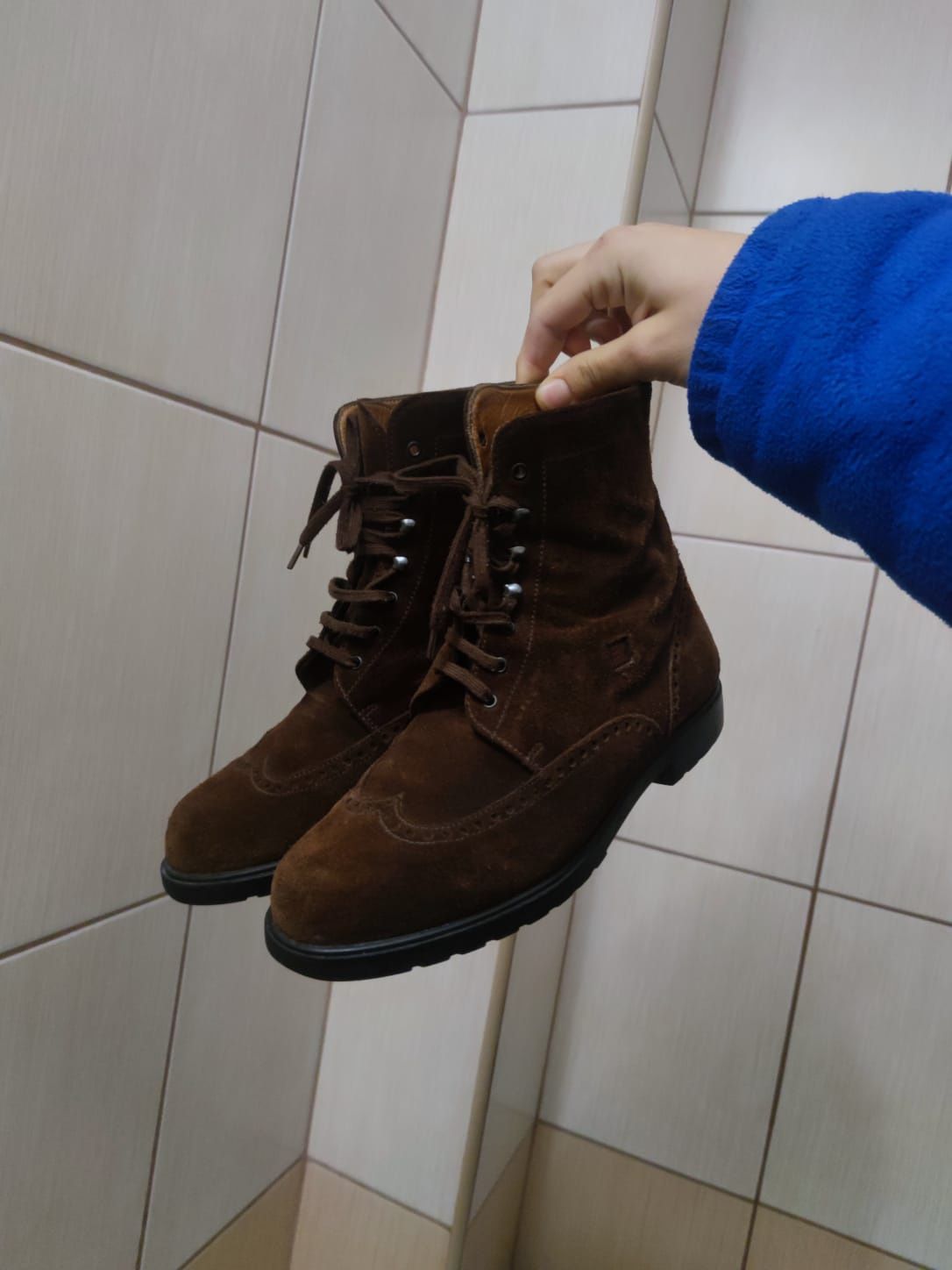 męskie 39 buty skórzane Rosetti zamsz zamszowe trzewiki wysokie classi