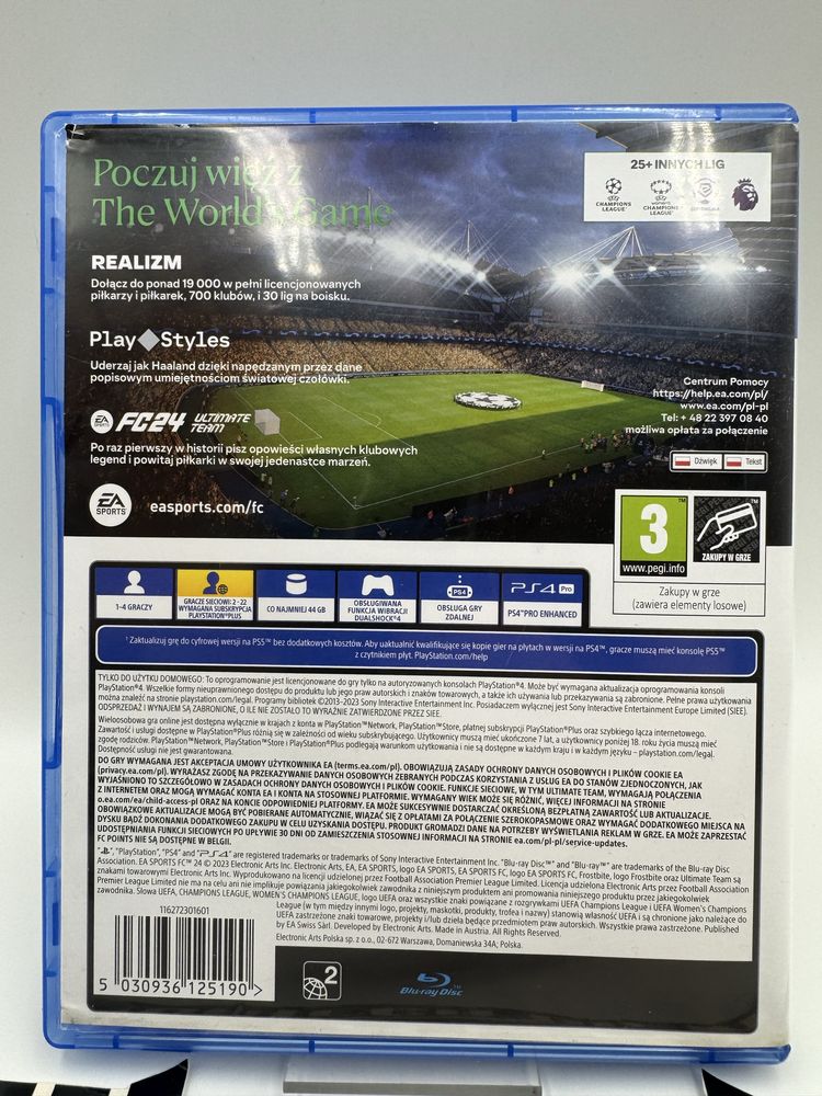 FC 24 Ps4 Ps5 Gwarancja