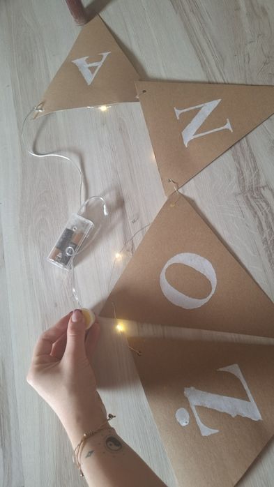 Napis Mąż Żona na ślub